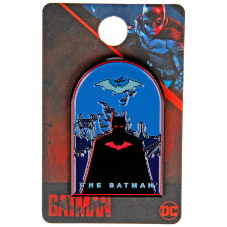 The Batman Above the City Pin Badge
